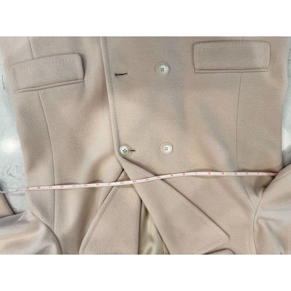 Vintage Facconable Wool Angora Cashmere Blend Coat Size Large Old Money - Picture 7 of 9
